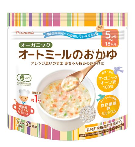 日食オーガニック オートミールのおかゆ