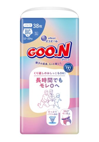 グーン ゆるうんちモレ0へ／長時間でもモレ0へ パンツ